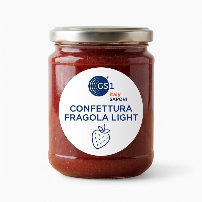GS1 Italy Sapori Confettura Fragola light
