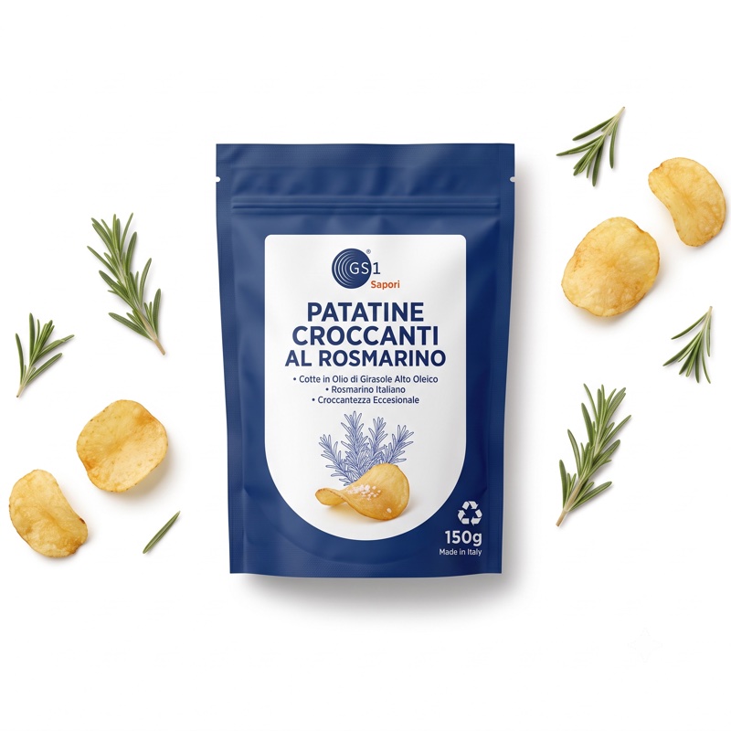 Patatine Croccanti al Rosmarino 150g