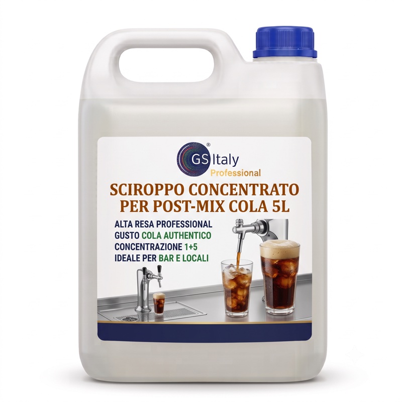 Sciroppo per Bibite Cola Professionale 5L