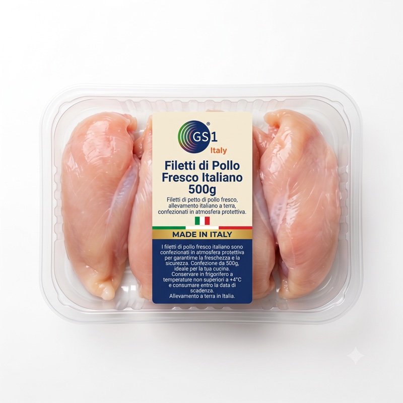 Filetti di Pollo Fresco Italiano 500g