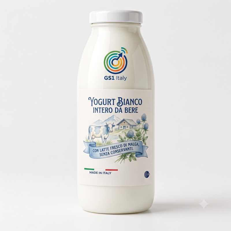 Yogurt Bianco Intero da Bere 1L
