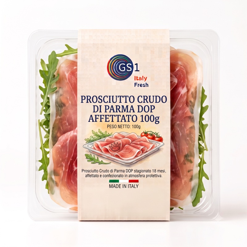 Prosciutto Crudo di Parma DOP Affettato 100g