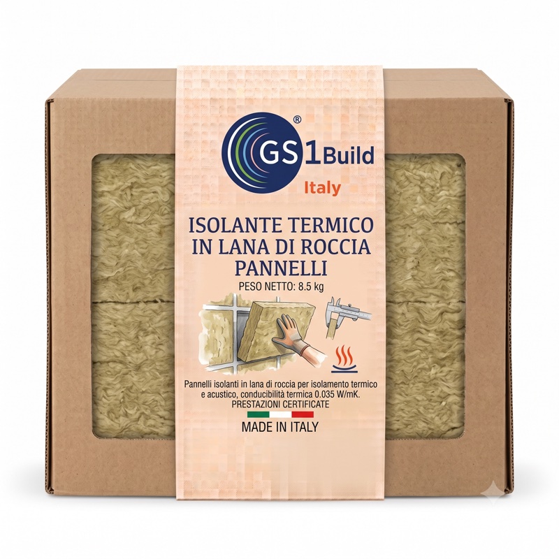 Isolante Termico in Lana di Roccia Pannelli