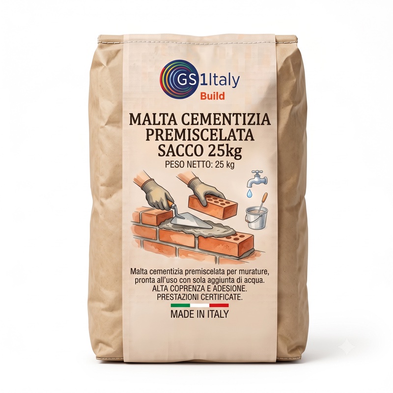 Malta Cementizia Premiscelata Sacco 25kg