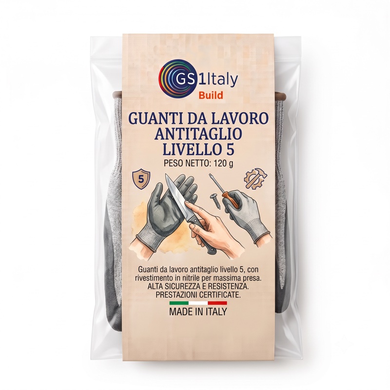 Guanti da Lavoro Antitaglio Livello 5